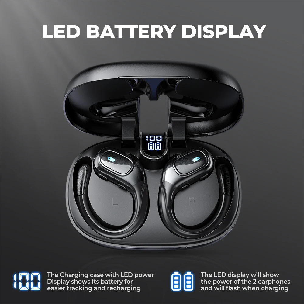 Беспроводные наушники BX28 OWS HIFI с шумоподавлением и водонепроницаемым IPX7