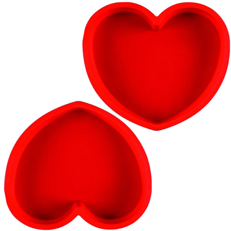 

Силиконовые формы для торта сердце 10 дюймов