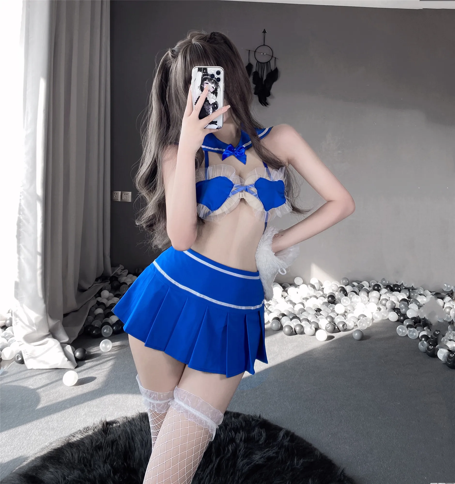 Sexy Lingerie Teasing Love Three-point Student Uniform Pure Desire Schoolgirl Temptation Passion Suit Erotic Porn Adult