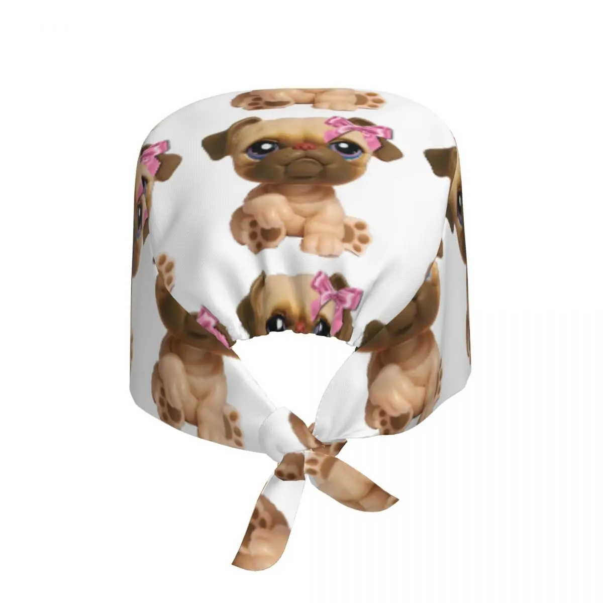 Фото Медицинская шапочка Coquette Littlest Pet Shop LPS Bulldog 451, регулируемая, для врачей, стоматологов, мужчин и женщин №5