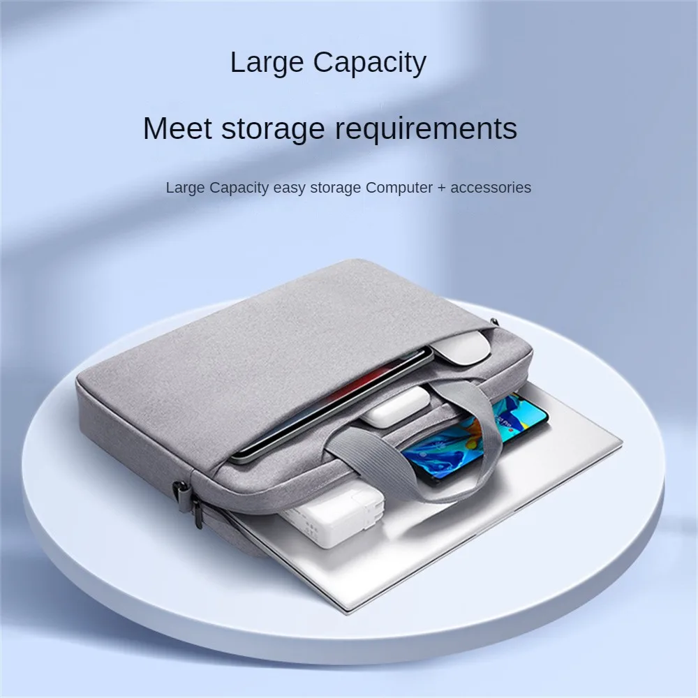 

Zipper Tablet Storage Durable And Sturdy Wear Resistant Tablet Case Multilayer Breathable Computer Inner Storage Bag 302.00g