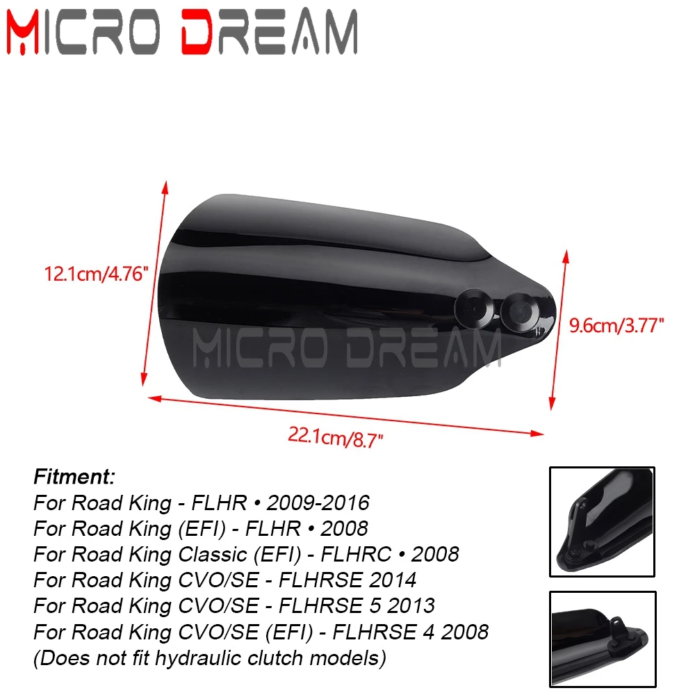 Защитный щиток на руль мотоцикла для Road King FLHR 2009-2016 EFI 2008 Classic FLHRC CVO/SE FLHRSE 5 4