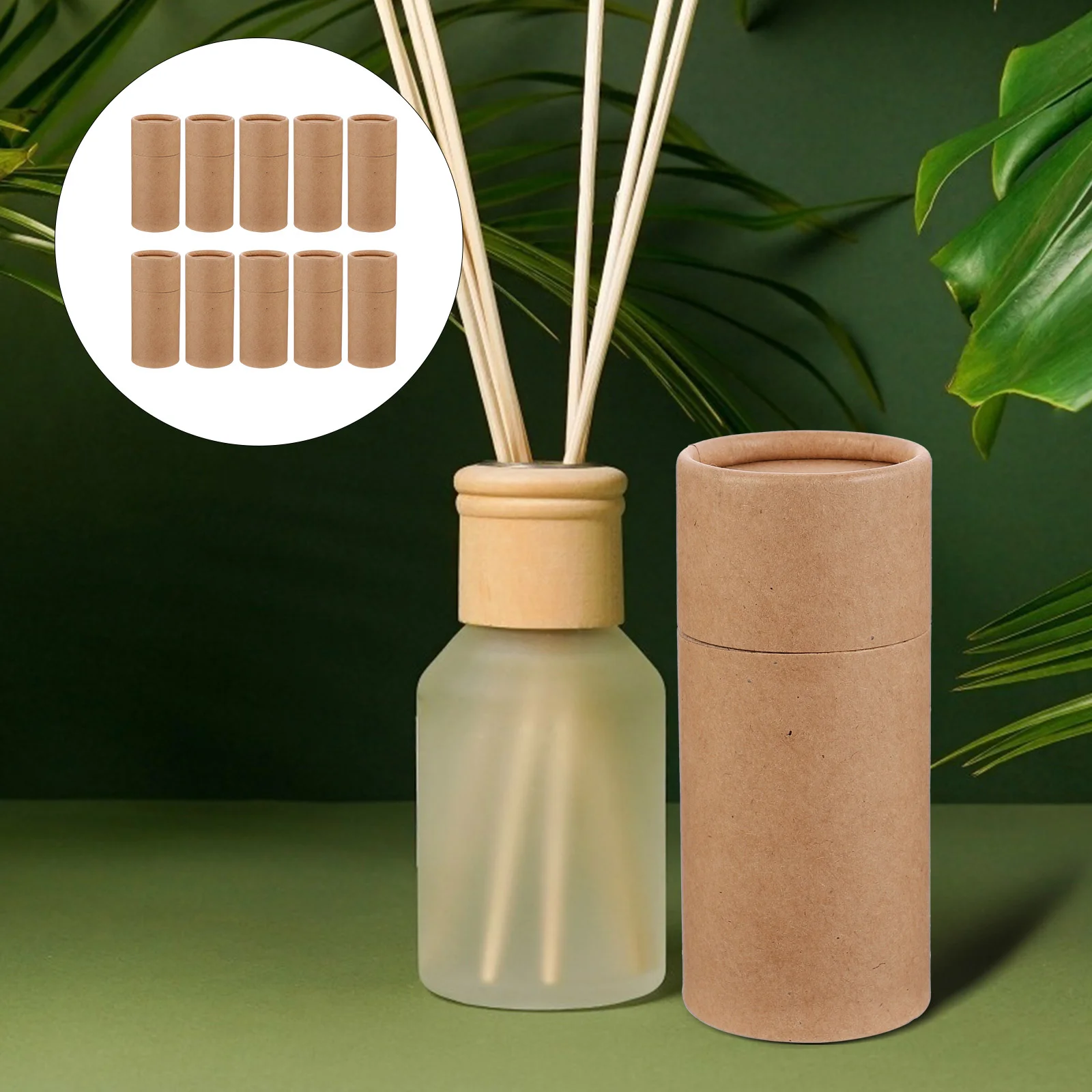 

Paper Box Tube Kraft Gift Cylinder Bottle Container Cardboard Tubes Boxes Oil Essential Packing Round Packaging Containers
