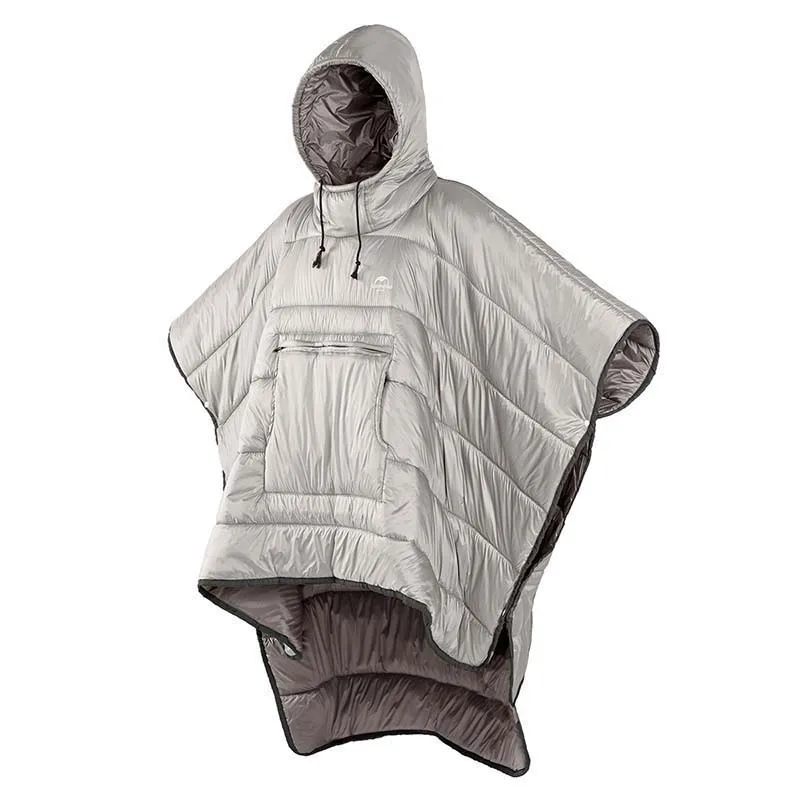 

LOOGU Winter Outdoor Wearable Poncho Sleeping Bag Ultralight Quilt Cotton Keep Warm Thickened Cold Protection Down Slippers