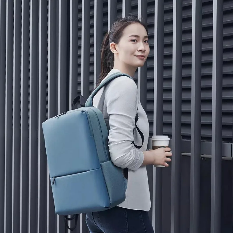 Original Xiaomi Mi Classical Business Backpack 2 Casual Simple Package Waterproof Oxford Travel 15.6 inch Men Women Laptop Bags images - 6