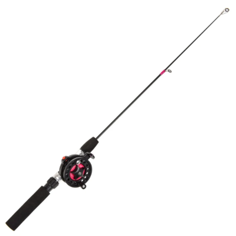 

1 PCS Ice Winter Fishing Rod With Reel Combo Set Ice Fishing Mini Feeder Telescopic Fishing Pole Wheel Kit