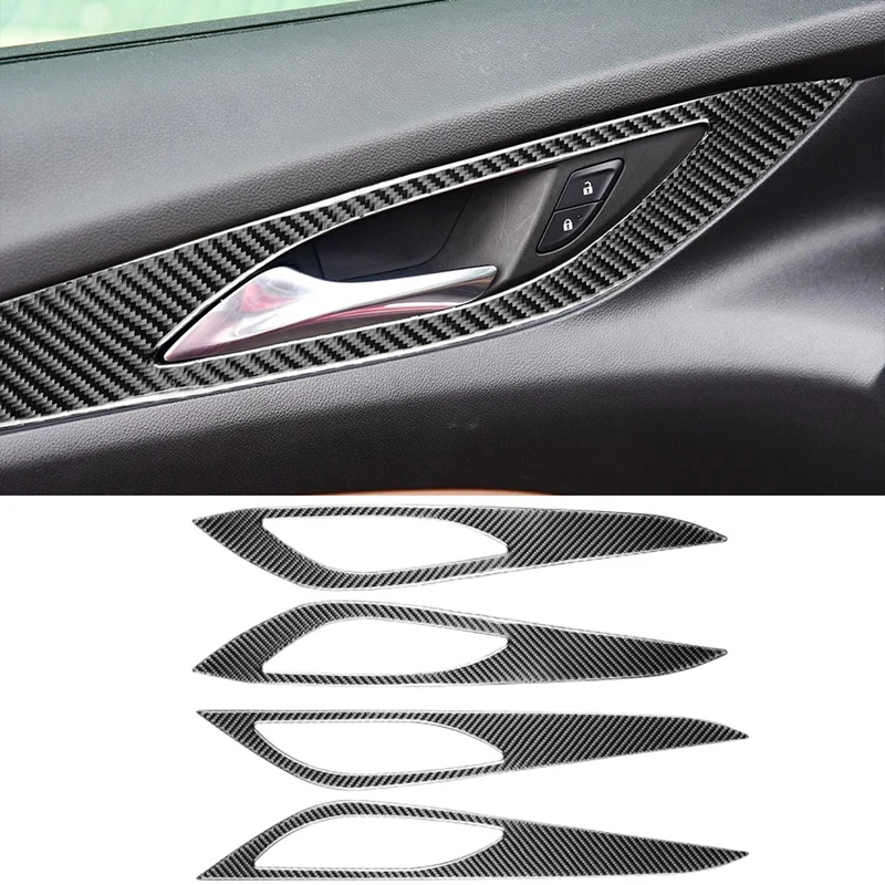 

Door Interior Handle Cover Trim Stickers Carbon Fiber For Buick Regal 2017-2021 Accessories