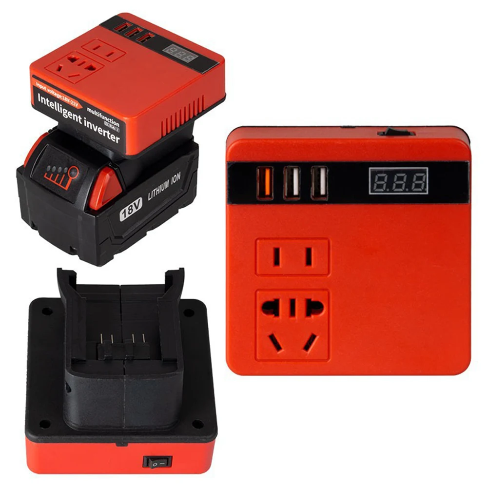 1 шт. инвертор для литиевой батареи 120 Вт 21 В до 220 переменного тока