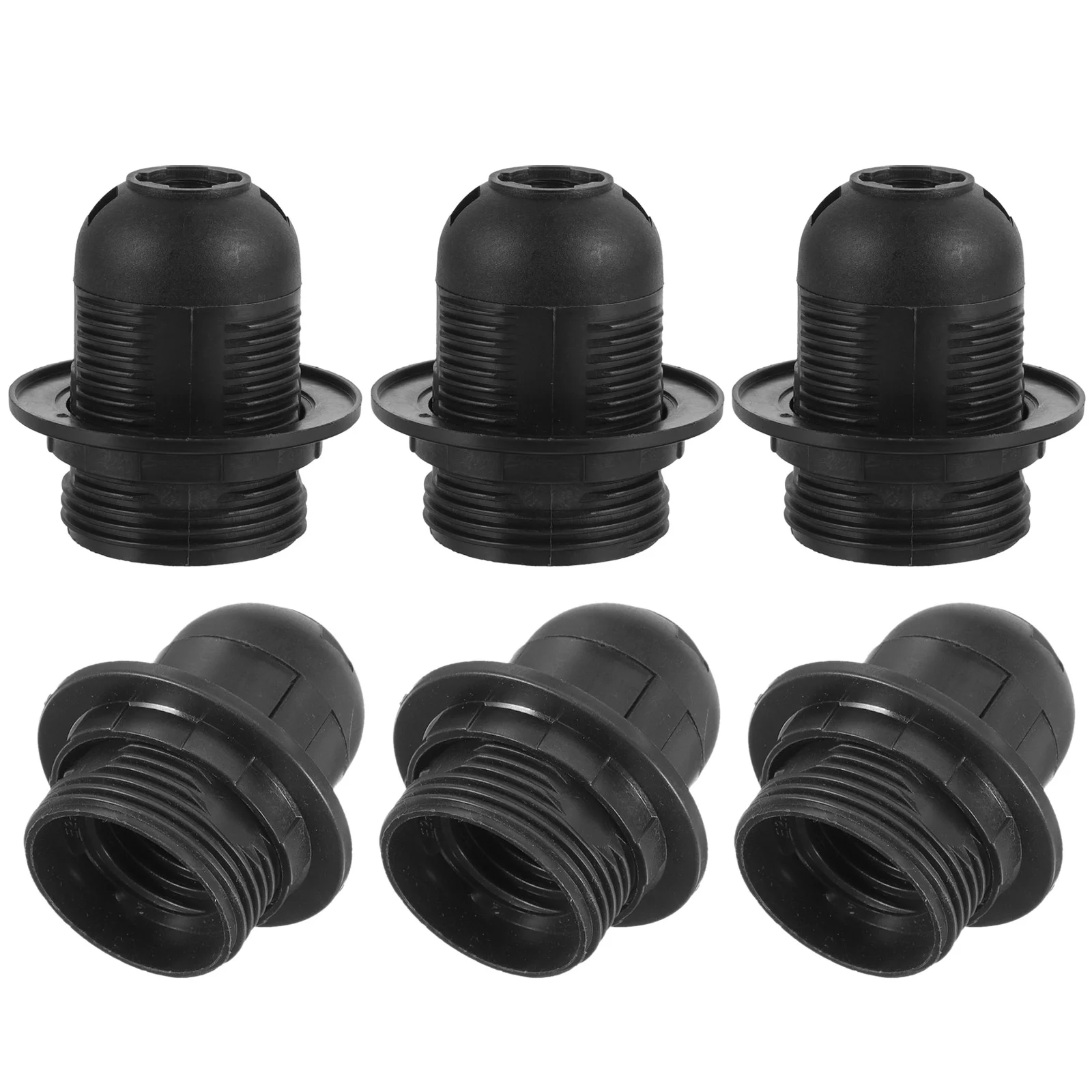 

6Pcs E27 Light Bulb Socket Holder E27 Lamp Holder Base Replacement Light Fixture Parts Holding bulbs