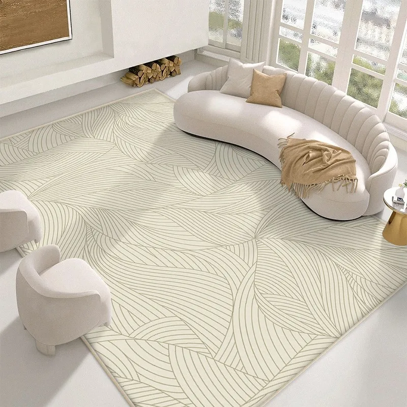 

Living Room Carpet Large Area Home Decoration Modern Minimalism Rug Soft Breathable Comfortable Fluffy No Crease Bedroom Mat