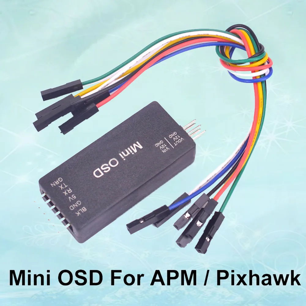 

Minim OSD On Screen Display Ardupilot Mega Mini OSD Rev Pixhawk 2.4.7 / 2.4.8 APM2.6 APM2.8 PX4 1.1 OSD for DIY Drones For APM