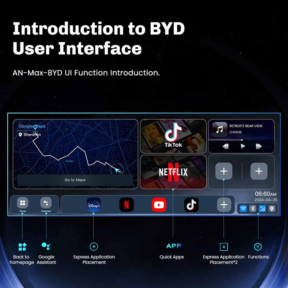 НОВЫЙ MMB MAX Android 13 CarPlay Ai Box 8 + 128G QCM6125 8-ядерный Netflix и YouTube GPS 4G LTE для BYD Мультимедийное видео Android Auto (art.: 3920cdfa0fdcf) - 3920cdfa0fdcf