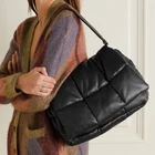 Модная дизайнерская стеганая сумка, брендовая Наплечная Сумка с хлопковой подкладкой, зимние вместительные пуховые сумки через плечо для женщин, большая сумка-тоут 2022