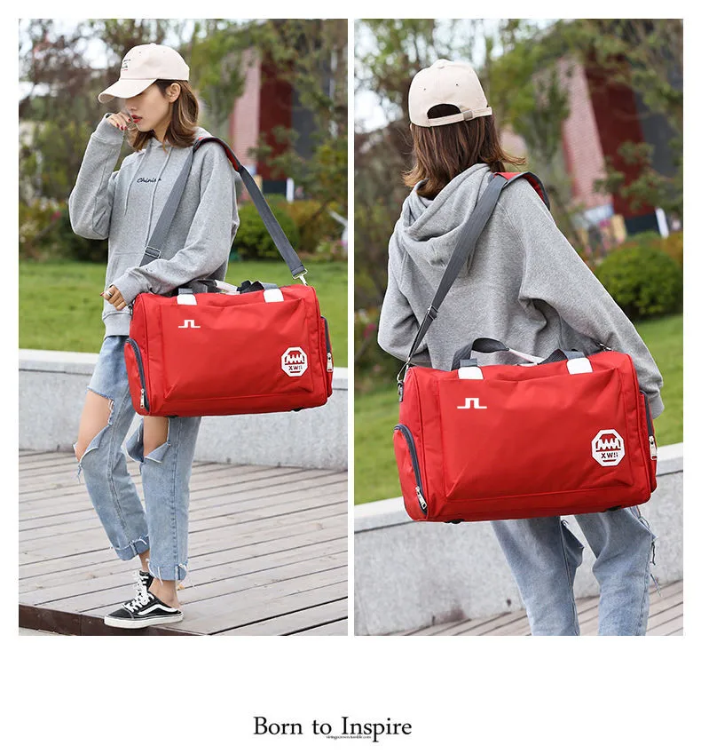 

2023 New Golf Bag Lightweight Classic Boston Bag J.lindeberg Sports Bag Outdoor Luxury Goods Men Handbag Shoe Bag 50*21*34 Cm