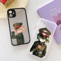 youjo senki anime phone case matte transparent for iphone 7 8 11 12 13 plus mini x xs xr pro max cover