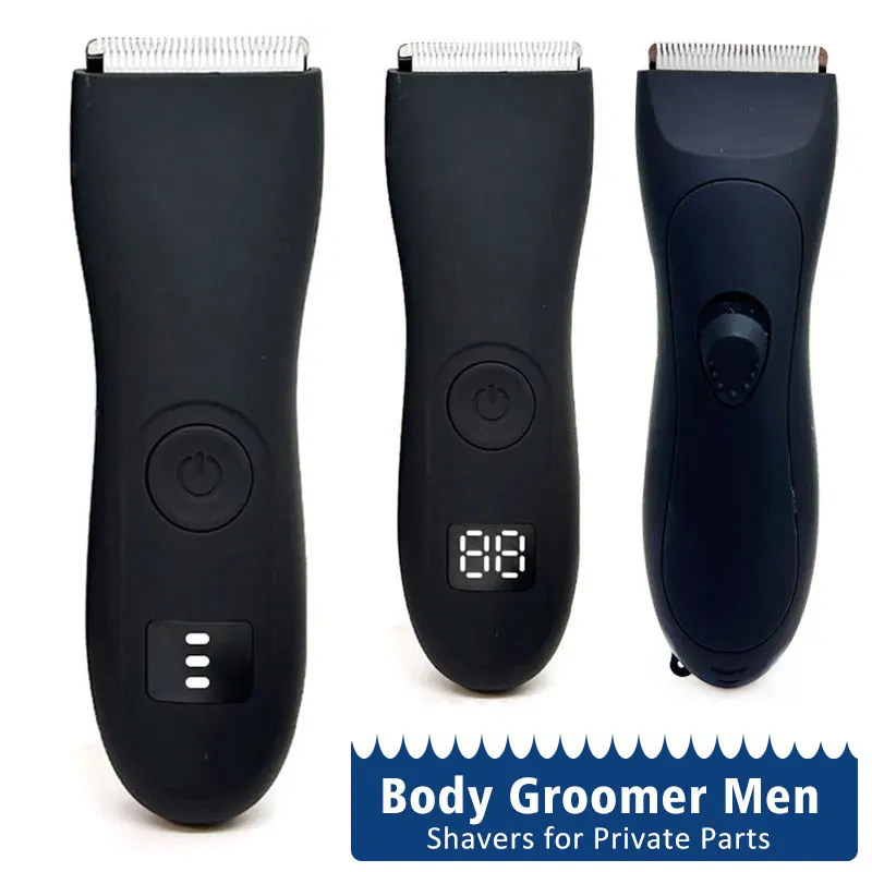 For Sensitive Areas Hair Removal Bikini Trimmer Groin & Body Shaver Groomer Arm Beard Razor