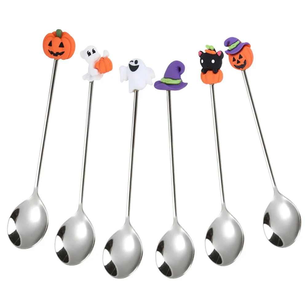 6 шт. кофейные ложки из нержавеющей стали