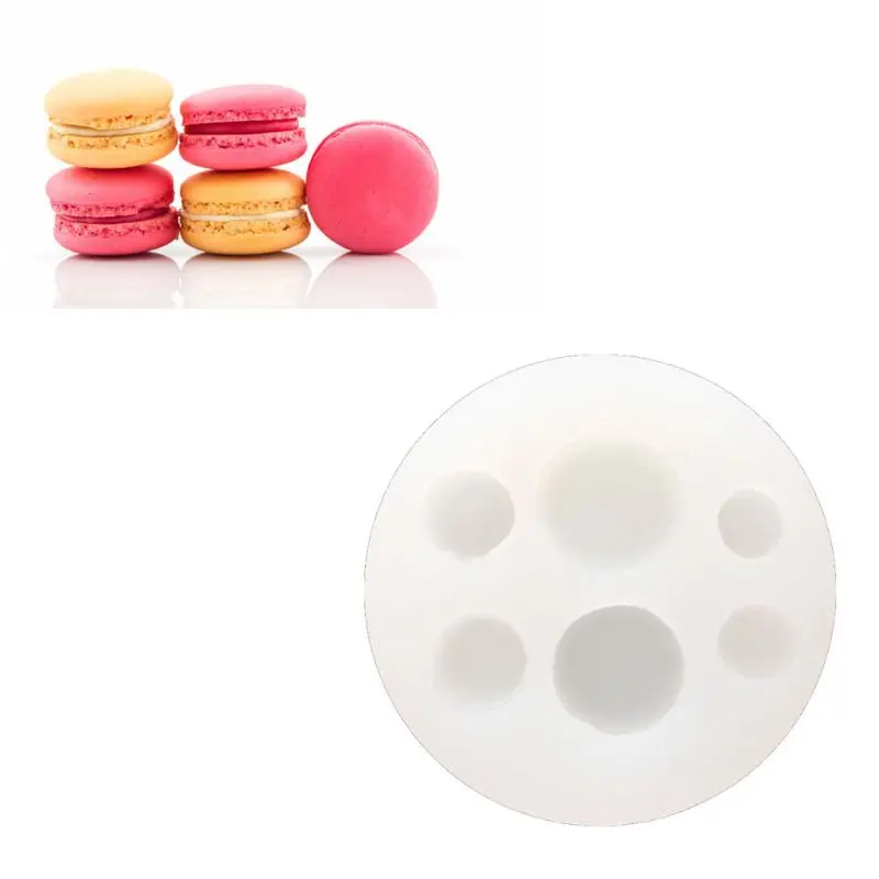652F 3D Macaron Mould DIY Pendant Silicone Resin Mold Jewelry Making Baking Tools images - 6
