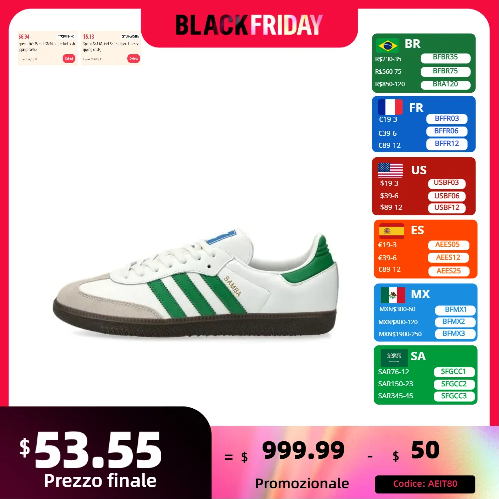 Adidas Original Samba унисекс низкие удобные трендовые повседневные туфли для доски