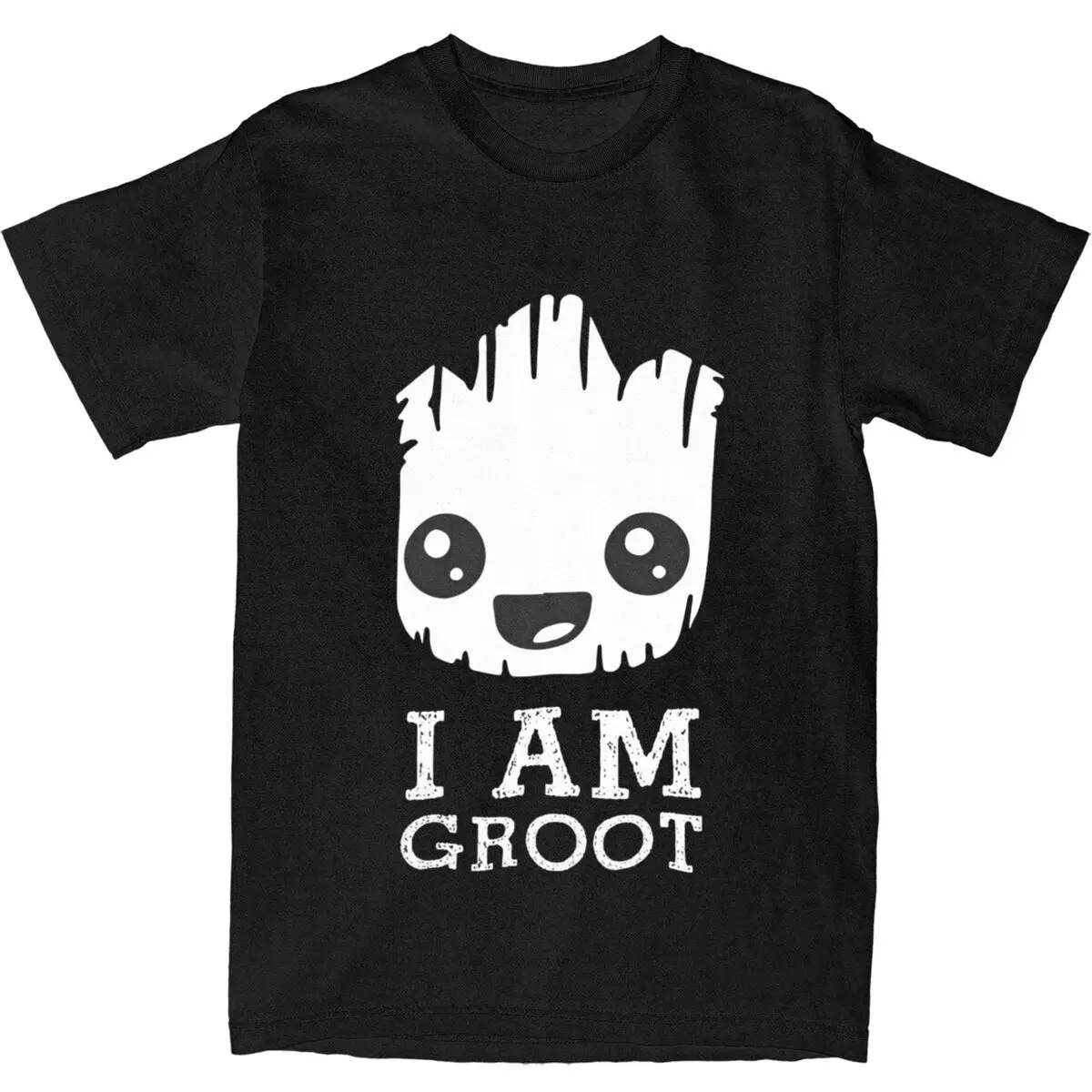 Футболки Groot Guardians Of The Galaxy I Am летние футболки для отдыха уличная одежда