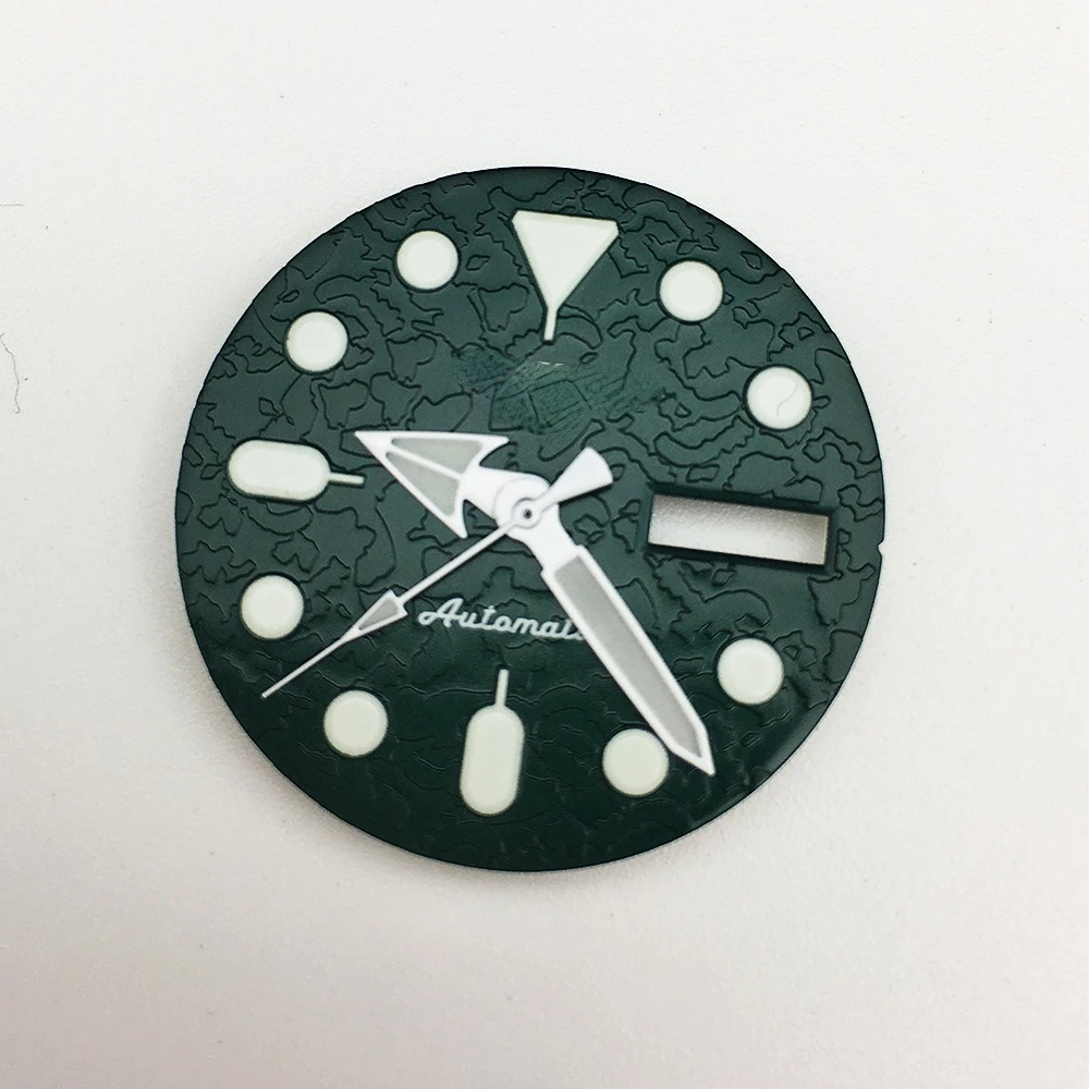 S Men's Diving Watch Accessories 28.5 Watch Dial Replacement  Retrofitting Dial Glow Literally Fits NH36 Movement