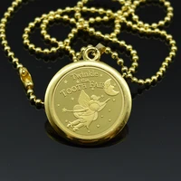 twinkle little star lovely tooth fairy gold plated metal coin a gift from tooth fairy necklace childrens day souvenir gifts