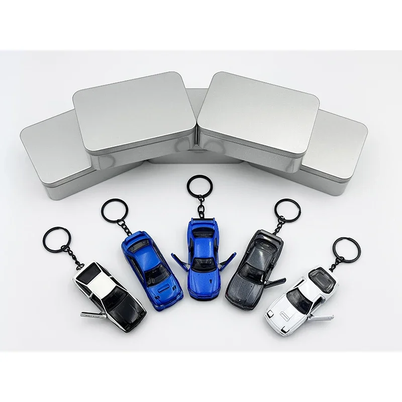 Фото Начальный D AE86 Skyline GTR R34 R32 Impreza SAVANNA RX7 FC3S Модель автомобиля Игрушки Брелок Подвеска Подарок DIY Аксессуары Около 1:64 №2