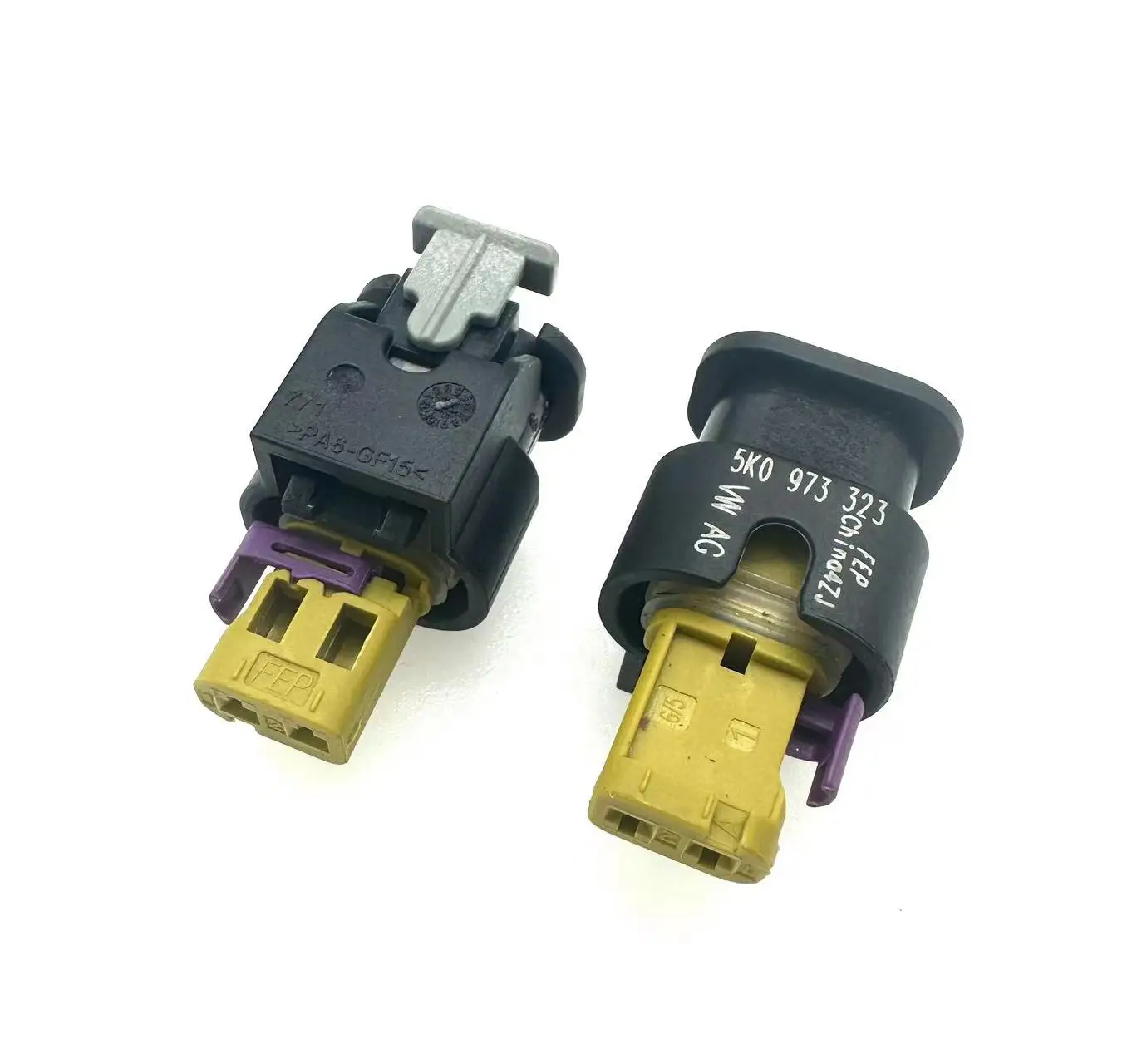 

Подходит для Volkswagen Audi, датчик столкновений, 2-отвердная вилка, сетчатая лампа Volkswagen ID 4H0/6R0/5k 0973323