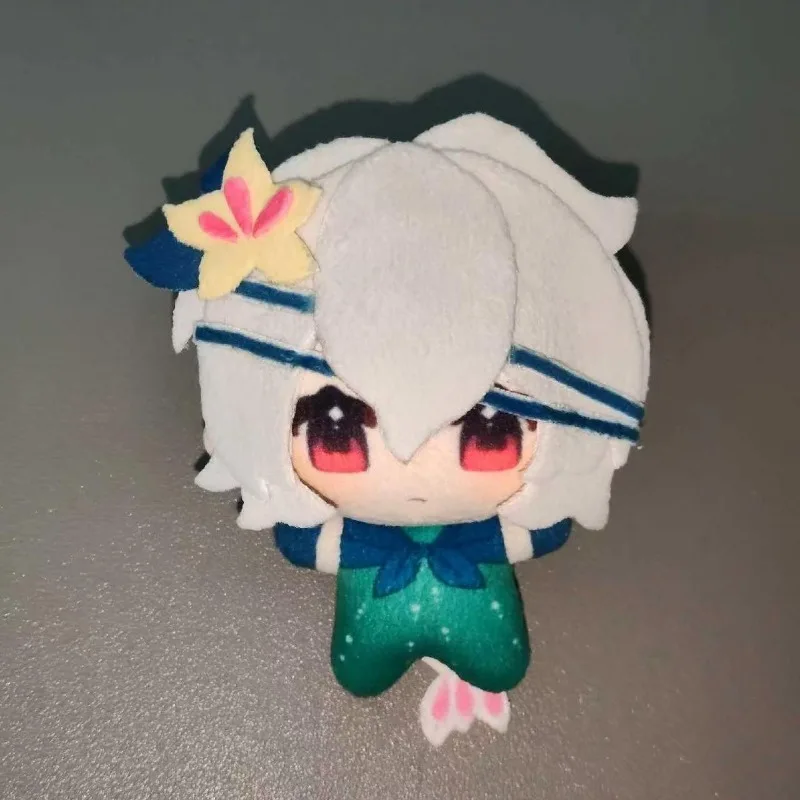 Фото Плюшевый брелок-подвеска 10 см Cookie Run Kingdom White Lily Saint Lily Cookie Cotton Backpack Charm, милая мягкая игрушка, идеальный подарок №2