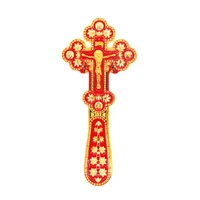 jesus cross hand catholic christ orthodox crucifix church utensils prist figurines religious gift