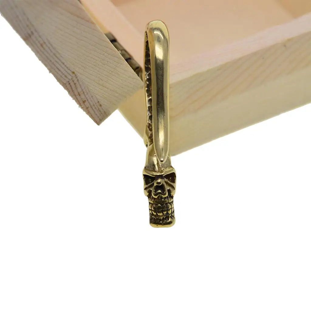 

Латунный Скелет винтажная цепочка для ключей кошелек с крючком зажим аксессуары кулон-брелок для автомобиля Висячие