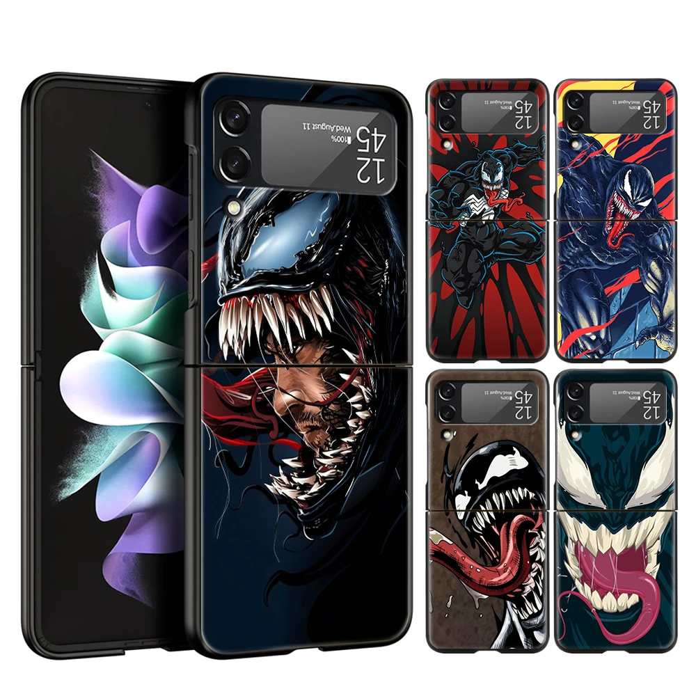 Жесткий чехол для телефона из поликарбоната с супергероем Веном Samsung Galaxy Z