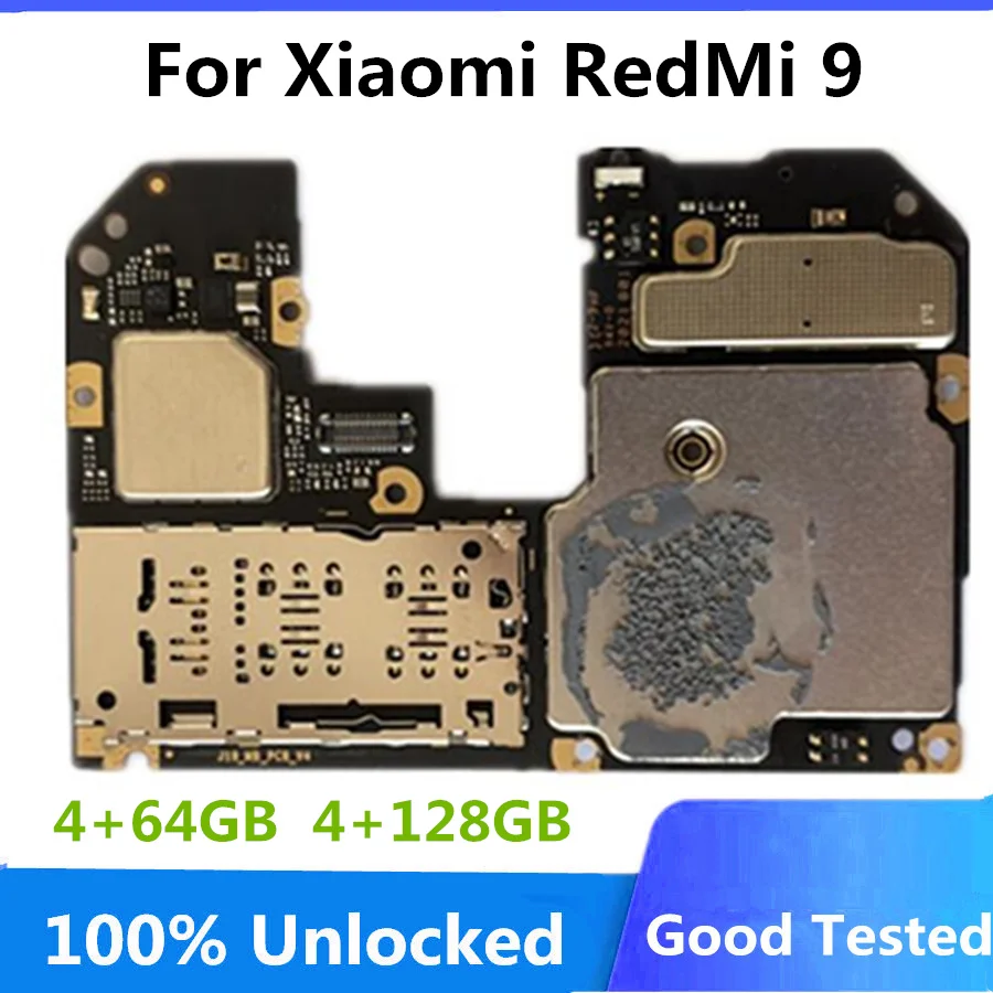 Материнская плата для Xiaomi RedMi 9 оригинальная разблокированная логическая
