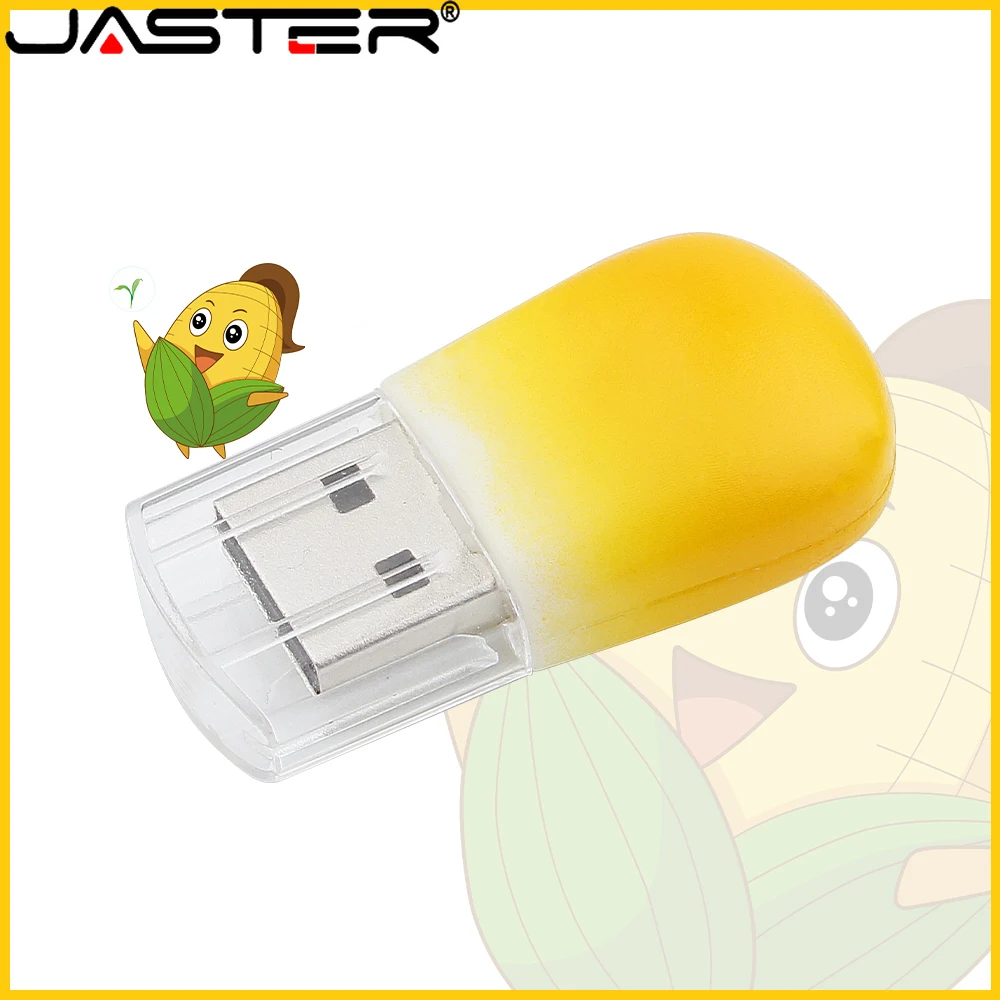 

USB-флеш-накопитель JASTER в виде кукурузного зерна, 2,0 дюйма, 64/32 ГБ, 16/8 ГБ
