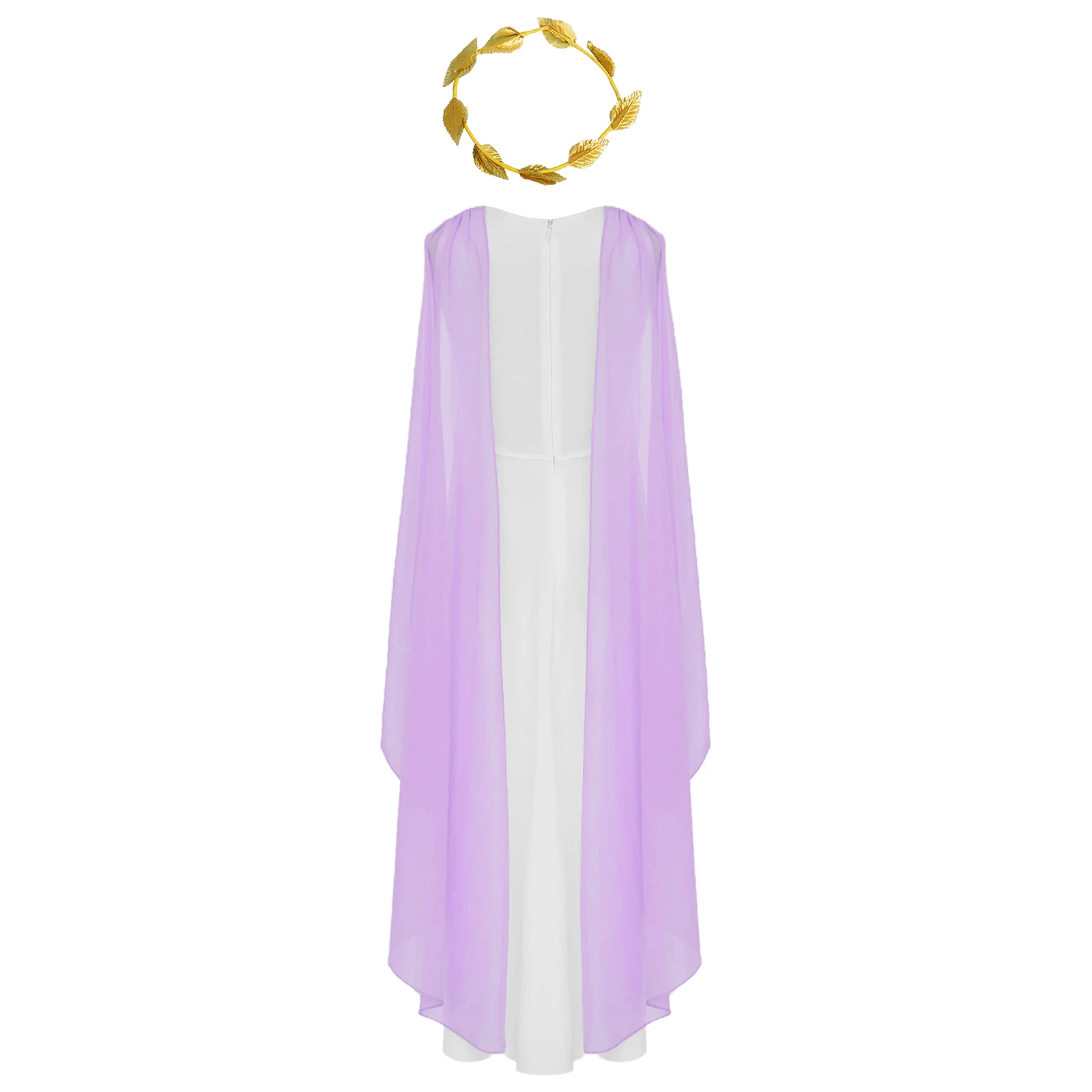 Платье древней принцессы на Хэллоуин для девочек костюмы греческой Тоги с