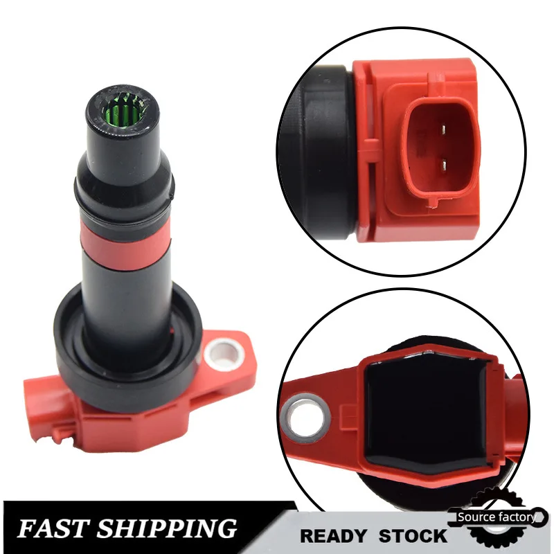 Фото Комплект из 4 автомобильных катушек зажигания для Hyundai Rena, Landon, Leading Kia Gas 27301-2B010. Простая установка, быстрая доставка. №1