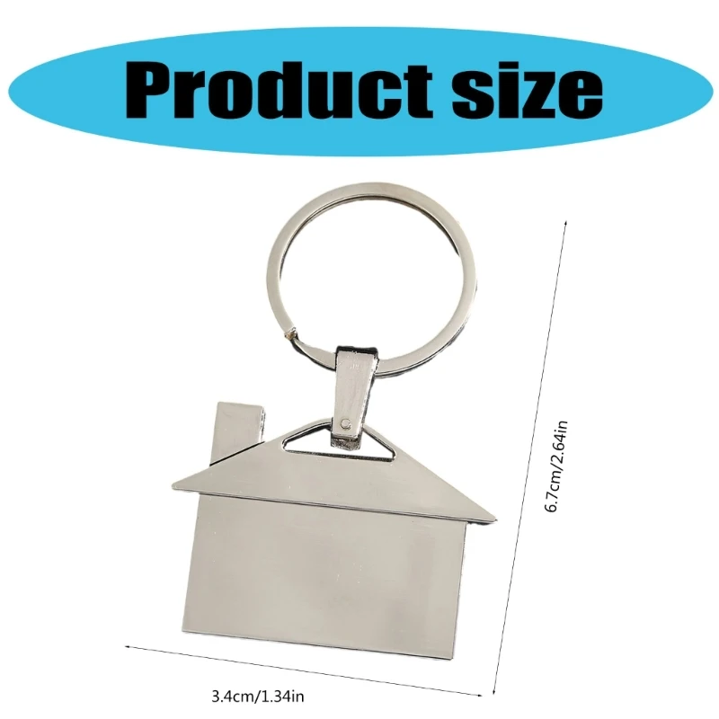 6 шт./компл. брелки для дома металлические Kerings подвеска в форме маленького брелок