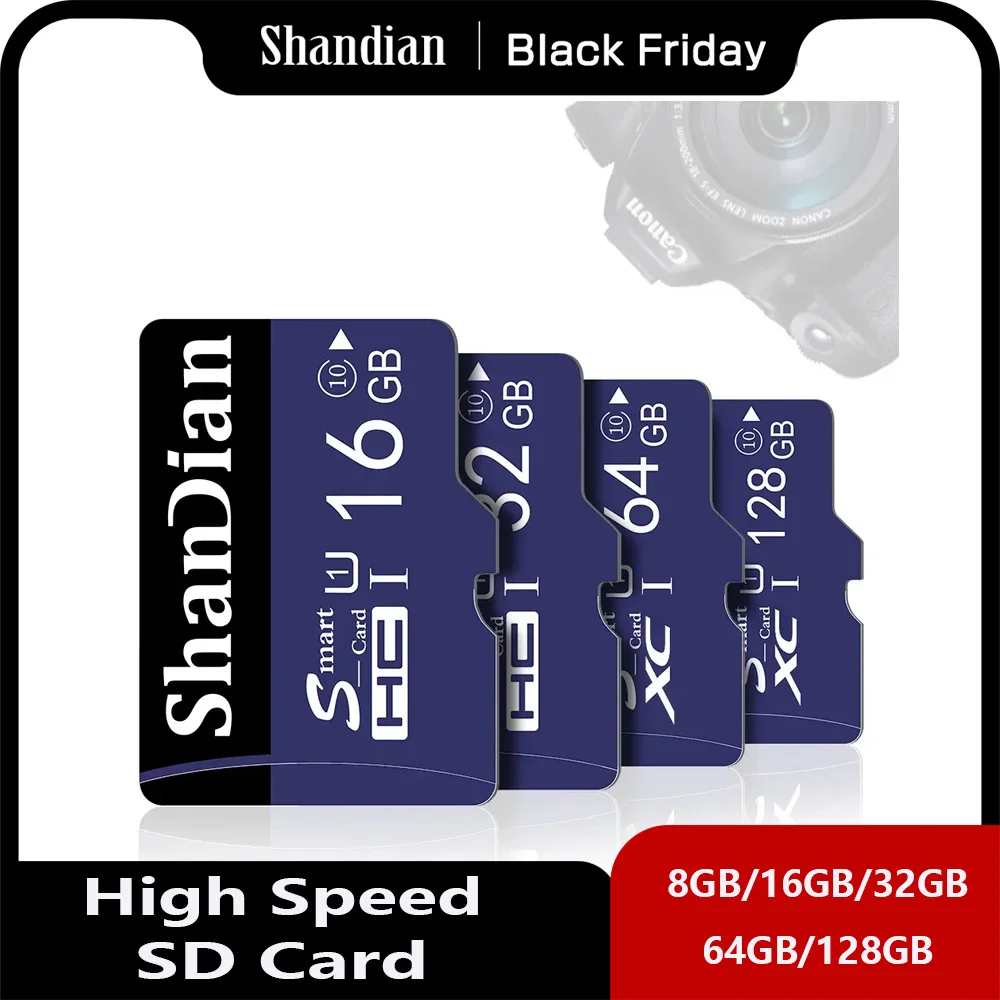 

Standard SD Card 64GB 128GB 256GB SDHC/XC 16GB 32GB Normal Full Size Flash SD Memory Card High Speed for Camera