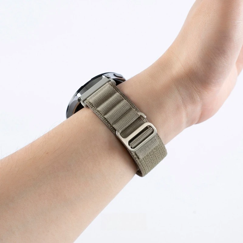 Фото Ремешок Alpine Loop 22 мм 20 мм для Samsung Galaxy Watch 7/6/5/4/3, нейлоновый ремешок для Huawei Watch 5/GT6/GT5/GT4 3 Pro/Amazfit GTR 4/GTS №4