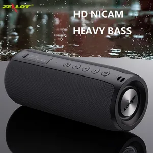 zealot powerful bluetooth speaker bass wireless portable subwoofer waterproof sound box support tf tws usb flash drive free global shipping
