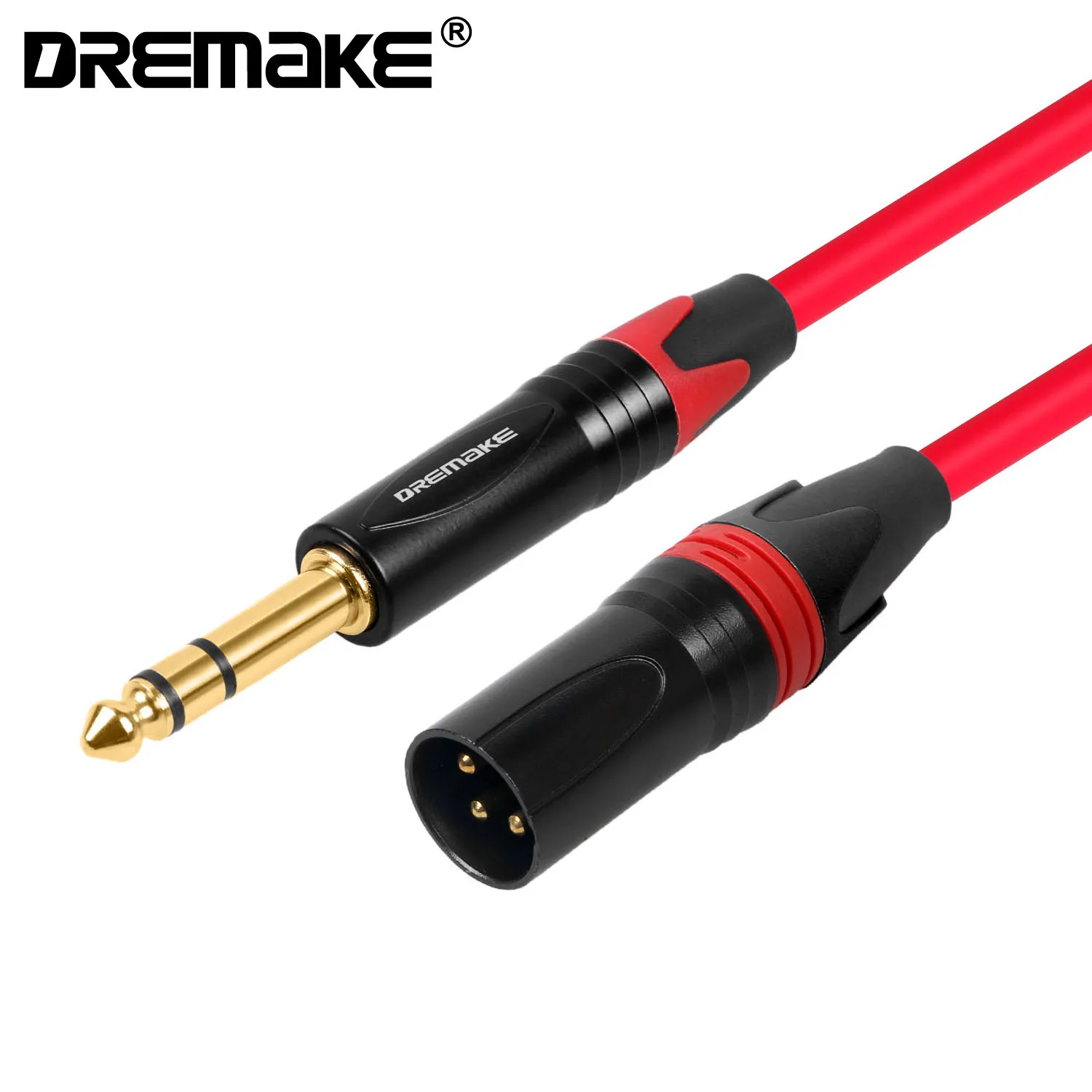 Аудиокабель DREMAKE XLR для микрофона 1/4 дюйма 6 35 мм/6 5 мм |