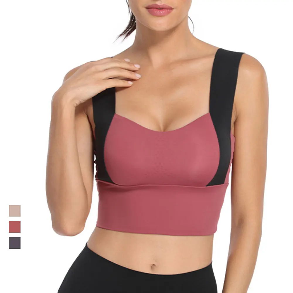 

Nudity Top Sports Bras Bralette Crop Top Fitness Gym Running Sportswear Women's Underwear Push Up Brassiere Yoga Bra