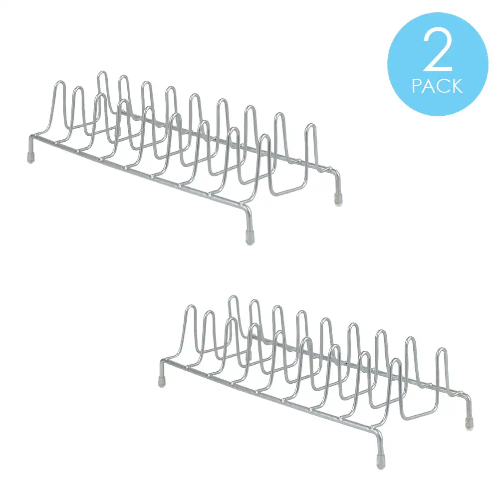 

Vinyl Coated Steel Plate Rack, Silver