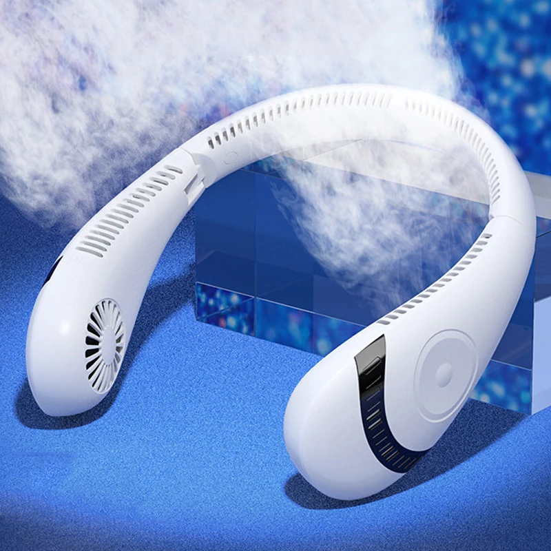 

Вентилятор вентилятора без листьев на висящую шею на 360 градусов вентиляционного вентилятора USB Регаментированный мини -охлаждающий