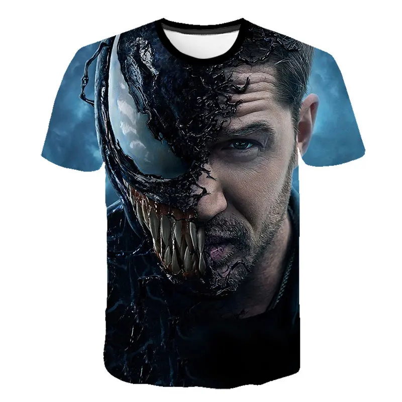 

4-20 Years Kids Cool Anime Originality Comic Print T-shirt Boys Girls We Are Venom Superhero 3D T Shirt Children Fashion Tshirts