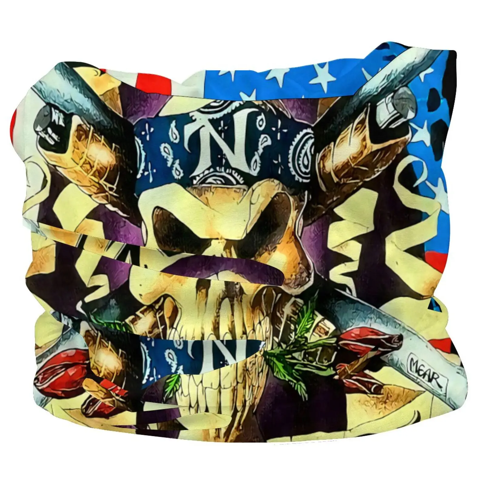 Brockum Guns N Roses 1991 Use Mask Balaclava Hunting Men's Bike Bandana With Ears Scarf Women For |