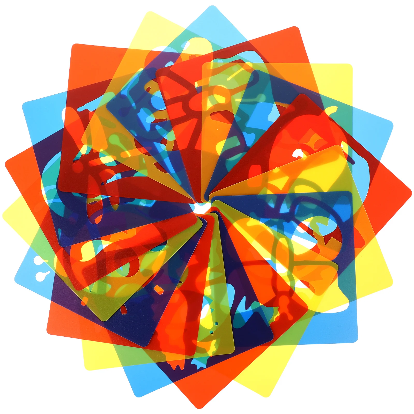 18 шт. трафарет для краски с животными детский шаблон рисования трафареты полая