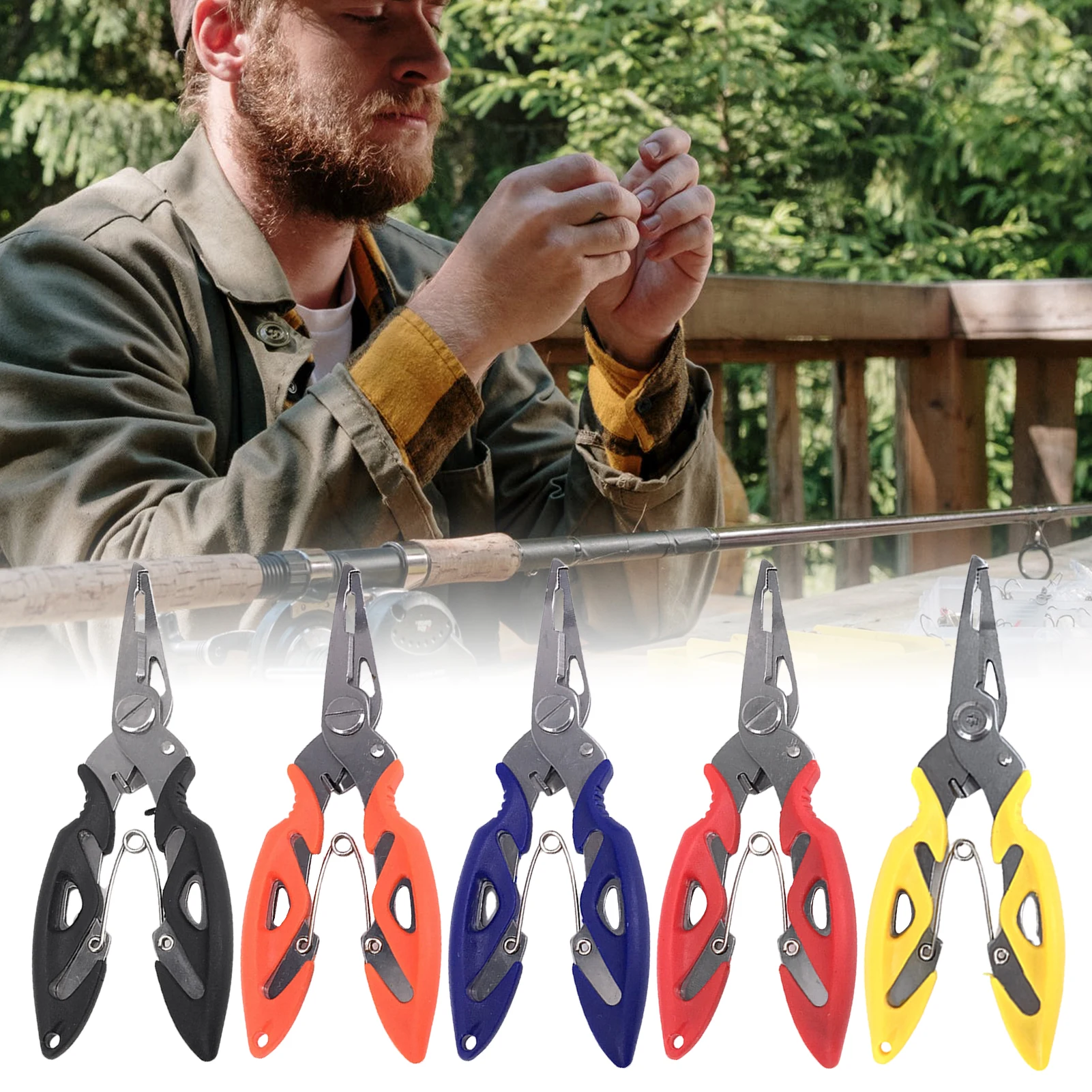 

Fishing Pliers Portable Fish Control Scissors Line Cutters Hook Removers Line Cutters For Fisherman Accessories Carp Peche