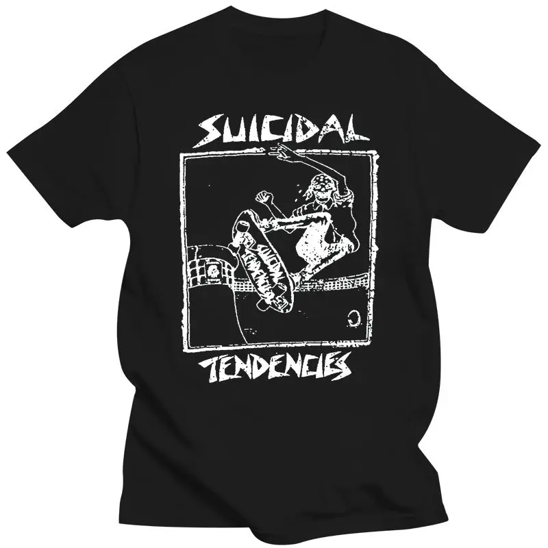 

Camiseta de edición limitada para hombre, camisa de tendencia suicida, oficial, SKATER, Dogtown, Punk, 2019