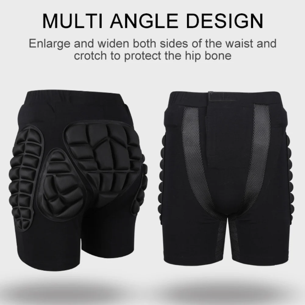 Protective Padded Hip Butt Pad Soft Padded Hip Shorts Armor Bike Downhill Ski Snowboard Skate Gear